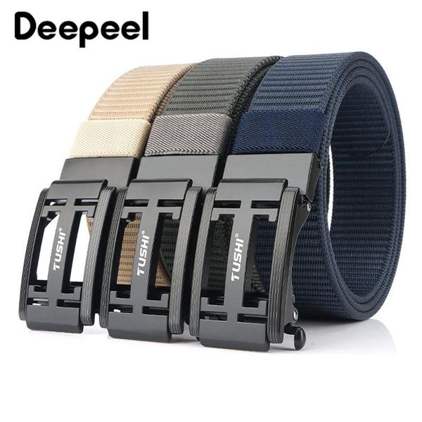 deepeel 1pc 3.4*120cm high qulity wild canvas outdoor metal automatic belt man's quick-drying nylon zinc buckle jeans waistband, Black;brown
deepeel 1pc 3.4*120cm high qulity wild canvas outdoor metal automatic belt man's quick-drying nylon zinc buckle jeans waistband, Black;brown