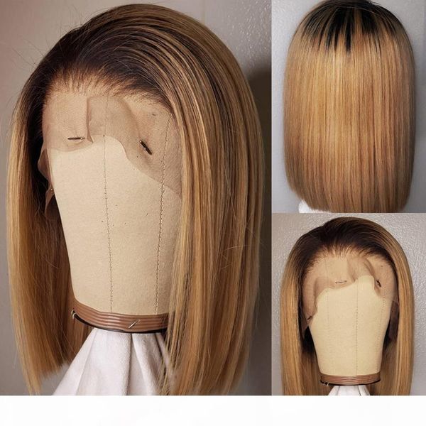 t4 27 lace front human hair wigs straight brazilian hair ombre honey blonde bob wigs for black women bleached knots 13x4 150%, Black;brown
t4 27 lace front human hair wigs straight brazilian hair ombre honey blonde bob wigs for black women bleached knots 13x4 150%, Black;brown