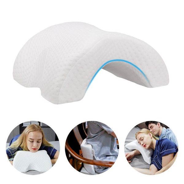 Memory Foam Neck Pillow Arched Pillow Nap Couple Sleeping Slow Rebound Side Sleeper Arm Rest Back