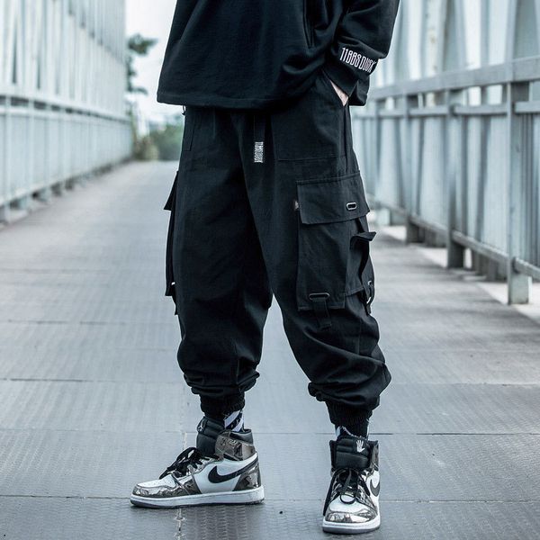 hip hop jogging pants mens multi-pocket elastic waist harem pants male streetwear punk trousers tactical pants men c1118, Gray
hip hop jogging pants mens multi-pocket elastic waist harem pants male streetwear punk trousers tactical pants men c1118, Gray