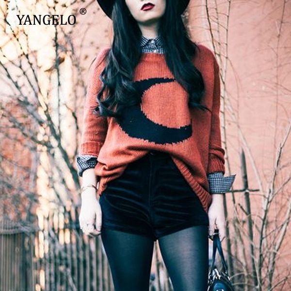 yangelo gothic moon pattern sweater women knit loose long sleeves warm autumn streetwear fashion harajuku girl pullover y200910, White;black
yangelo gothic moon pattern sweater women knit loose long sleeves warm autumn streetwear fashion harajuku girl pullover y200910, White;black