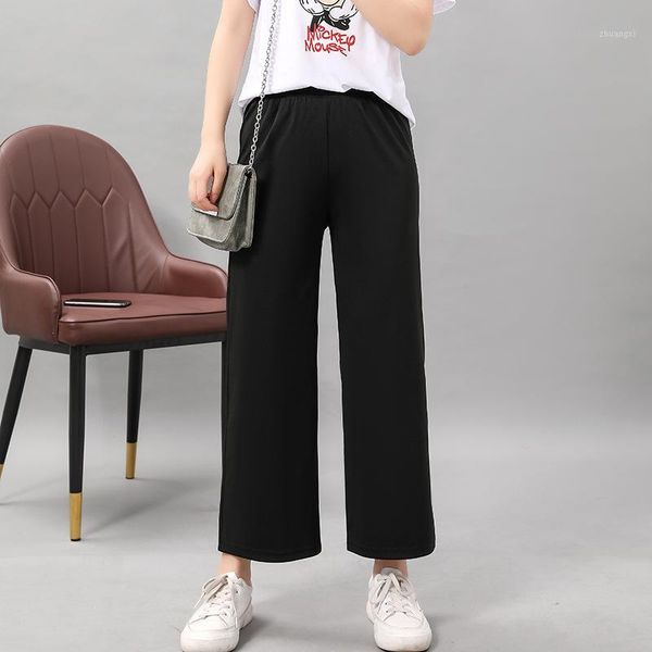 summer loose pants women's high-waisted loose-fit breathable cool and refreshing casual pants summer capri black and white1, Black;white
summer loose pants women's high-waisted loose-fit breathable cool and refreshing casual pants summer capri black and white1, Black;white