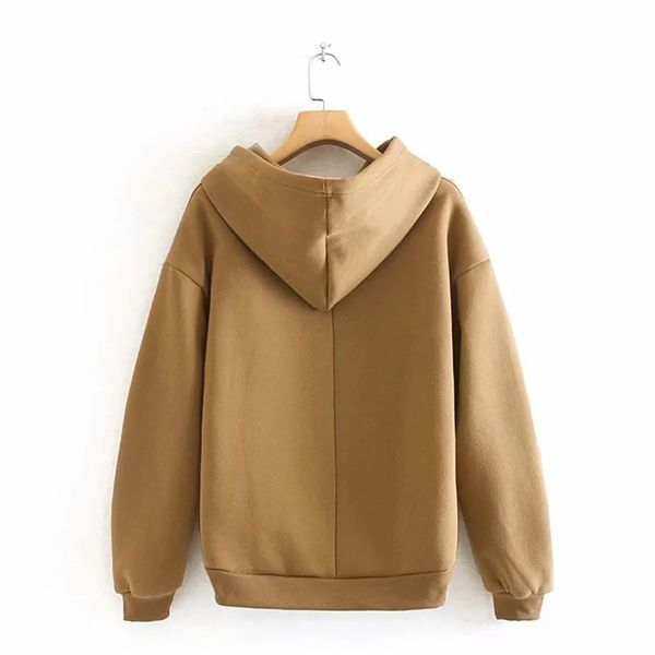 wixra women fleece hoodies sweatshirts autumn winter solid loose thicken hooded sweatshirt casual jumper pullover 201207, Black 
wixra women fleece hoodies sweatshirts autumn winter solid loose thicken hooded sweatshirt casual jumper pullover 201207, Black