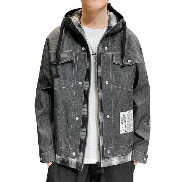 long sleeve street wear sportswear men fashion zipper coat spring autumn men's solid color hooded outwear men casual1, Black;brown
long sleeve street wear sportswear men fashion zipper coat spring autumn men's solid color hooded outwear men casual1, Black;brown