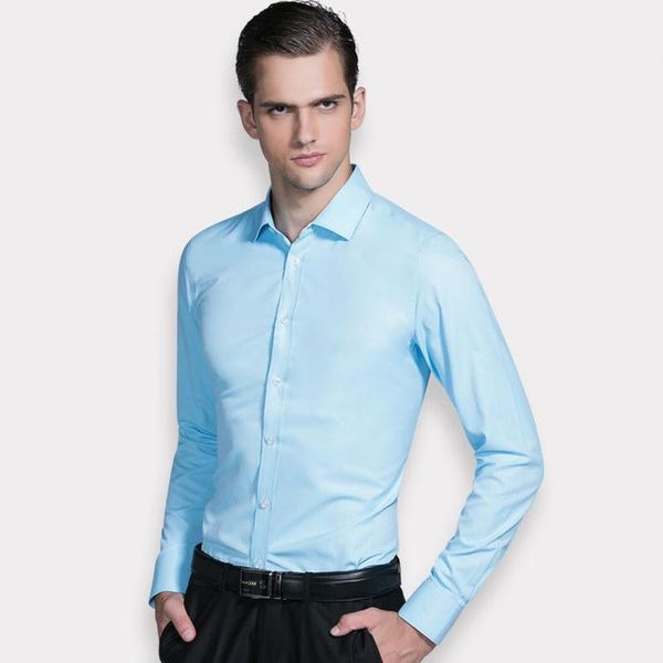 men's dress shirts long-sleeved solid color business korean cut standard mworkwear clohing dropshiping, White;black
men's dress shirts long-sleeved solid color business korean cut standard mworkwear clohing dropshiping, White;black