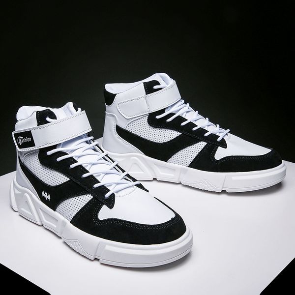 2019 new autumn men's ins leisure high board korean fashion sports winter students hip hop shoes c1212, Black;white
2019 new autumn men's ins leisure high board korean fashion sports winter students hip hop shoes c1212, Black;white