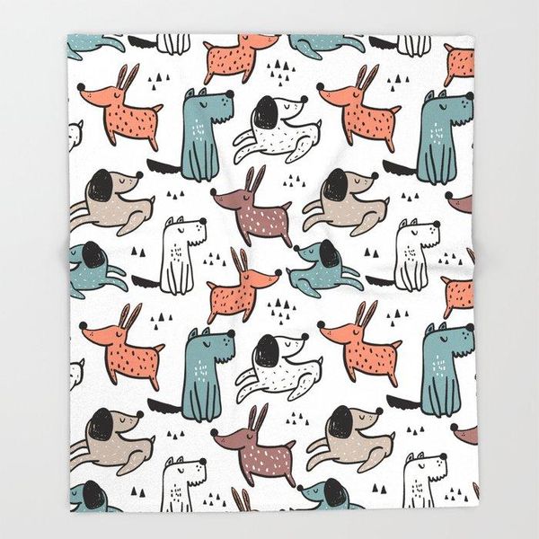 dog pattern throw blanket portable soft picnic blanket warm sofa bed sheets flannel for bed
dog pattern throw blanket portable soft picnic blanket warm sofa bed sheets flannel for bed