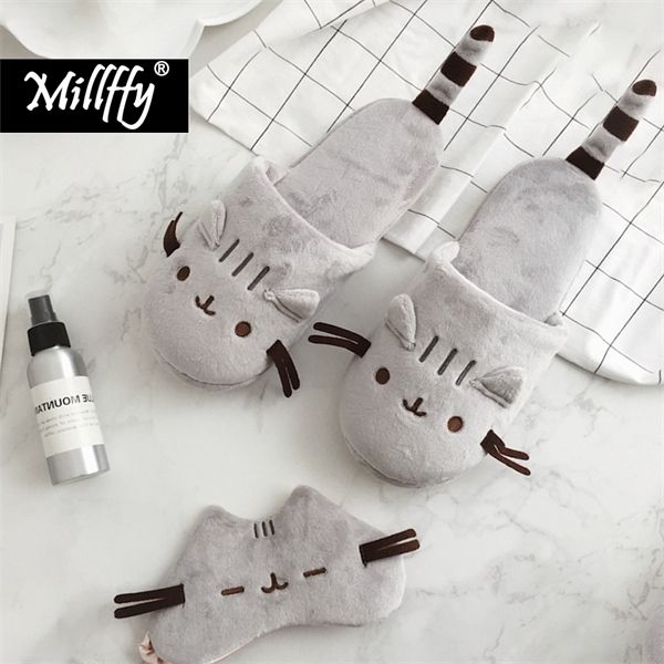 millffy cute cozy home indoor warm cat street cat cartoon plush travel airplane sleep cat animal slippers x1020, Black
millffy cute cozy home indoor warm cat street cat cartoon plush travel airplane sleep cat animal slippers x1020, Black