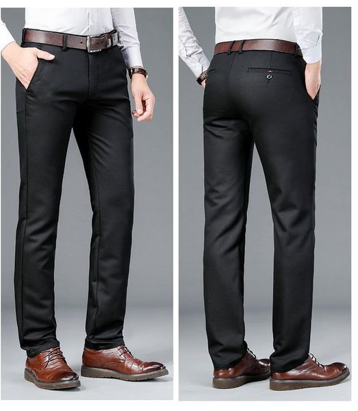 men's pants undefined sportswear autumn winter business casual trousers cotton elastic straight brand men clothing big size 42, Black
men's pants undefined sportswear autumn winter business casual trousers cotton elastic straight brand men clothing big size 42, Black