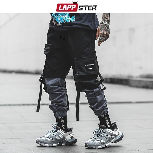 lappster pachwork cargo pants streetwear hip hop ribbons joggers pants men japanese style black casual track pants fashions 201116
lappster pachwork cargo pants streetwear hip hop ribbons joggers pants men japanese style black casual track pants fashions 201116