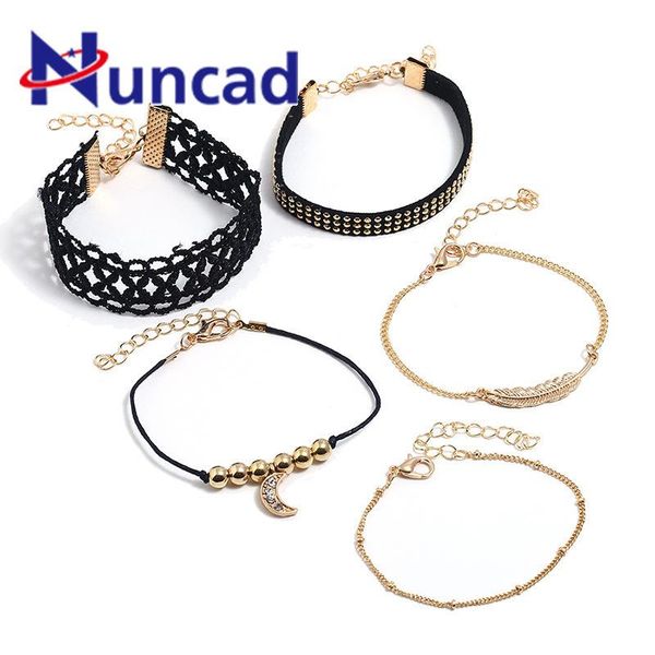charm bracelets vintage multilayer set for woman fashion moon pendant rope chain bracelet bangles girls diy gifts, Golden;silver
charm bracelets vintage multilayer set for woman fashion moon pendant rope chain bracelet bangles girls diy gifts, Golden;silver