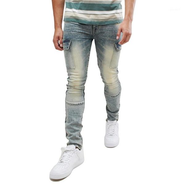men's jeans fashion sell men stretch destroyed ripped design for male skinny simple personality denim trousers1, Blue
men's jeans fashion sell men stretch destroyed ripped design for male skinny simple personality denim trousers1, Blue