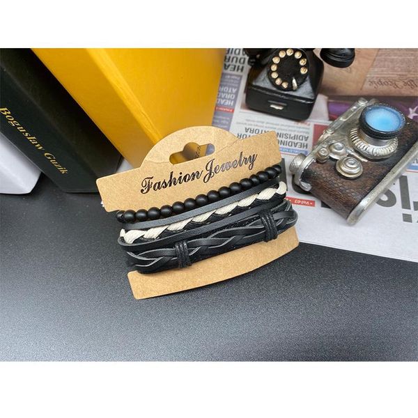 junwei men's anchor leather bracelet black beads woven handmade bracelet three-piece set junwei men's special occasion wmtruk xhlo
junwei men's anchor leather bracelet black beads woven handmade bracelet three-piece set junwei men's special occasion wmtruk xhlo