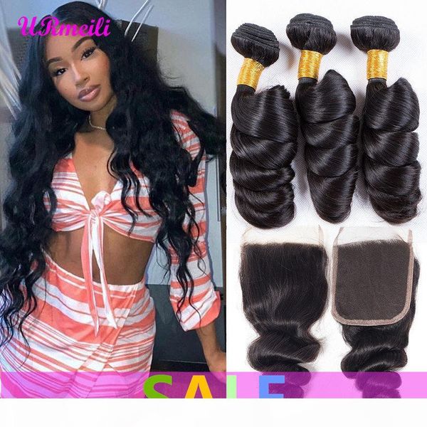 loose wave 3 4 human hair bundles with closure 100% human hair loose wave bundles with closure brazilian virgin hair weave bundles, Black;brown
loose wave 3 4 human hair bundles with closure 100% human hair loose wave bundles with closure brazilian virgin hair weave bundles, Black;brown