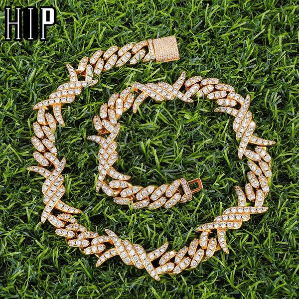 hip hop 19mm iced out bling cz heavy rock thorns box buckle cuban link cubic choker necklaces for men jewelry with solid back, Silver
hip hop 19mm iced out bling cz heavy rock thorns box buckle cuban link cubic choker necklaces for men jewelry with solid back, Silver