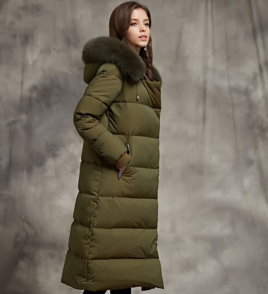 winter new fashion brand 90% white goose down jacket female big natural fox fur collar hooded warm goose down coat wq409 c1204, Black
winter new fashion brand 90% white goose down jacket female big natural fox fur collar hooded warm goose down coat wq409 c1204, Black