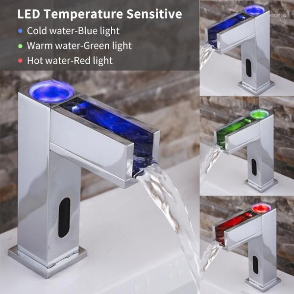 bathroom sink faucets automatic sensor faucet 3-color led temperature sensitive waterfall spout chrome finished brass water tap1
bathroom sink faucets automatic sensor faucet 3-color led temperature sensitive waterfall spout chrome finished brass water tap1