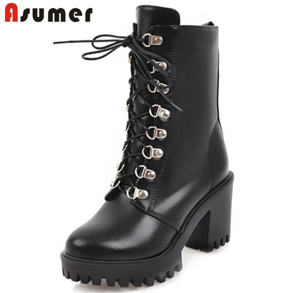 boots asumer 2021 big size 44 women ankle lace up high heels platform autumn punk classic dress party prom shoes woman, Black
boots asumer 2021 big size 44 women ankle lace up high heels platform autumn punk classic dress party prom shoes woman, Black