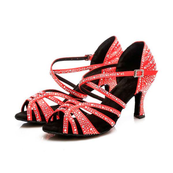 elling new women's latin dance shoes satin dancing glitter professional 2 color 6/7.5/8.5cm a131 designer classic luxury, Black
elling new women's latin dance shoes satin dancing glitter professional 2 color 6/7.5/8.5cm a131 designer classic luxury, Black