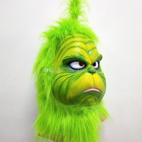 2020 the christmas cosplay grinch mask latex with hair event prop party masks ball event costume helmet props how to steal christmas
2020 the christmas cosplay grinch mask latex with hair event prop party masks ball event costume helmet props how to steal christmas