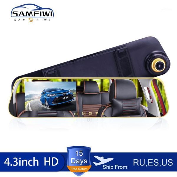 full hd 1080p car dvr camera auto 4.3 inch rearview mirror dash cam digital video recorder dual lens registratory camcorder1
full hd 1080p car dvr camera auto 4.3 inch rearview mirror dash cam digital video recorder dual lens registratory camcorder1