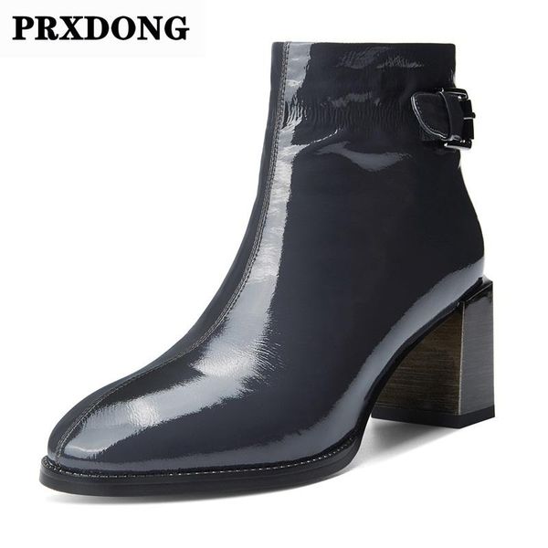 boots brand autumn winter women ankle patent leather gray red heels dress party shoes woman size 34-39, Black
boots brand autumn winter women ankle patent leather gray red heels dress party shoes woman size 34-39, Black