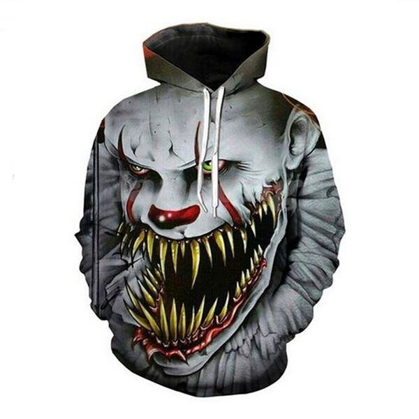 horror movie 3d print hoodies pullover long sleeve sweatshirt casual jacket spring tracksuits plus size df01, Gray
horror movie 3d print hoodies pullover long sleeve sweatshirt casual jacket spring tracksuits plus size df01, Gray