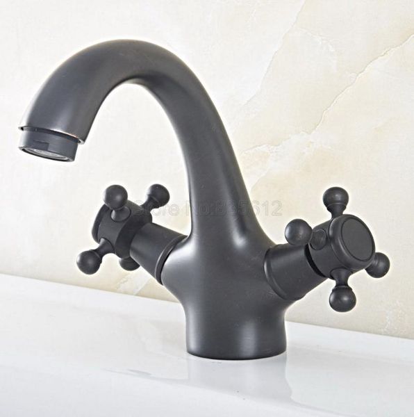 deck mounted basin faucet dual handle bathroom black oil rubbed bronze finished sink faucets and cold water mixer tap tsf8241
deck mounted basin faucet dual handle bathroom black oil rubbed bronze finished sink faucets and cold water mixer tap tsf8241