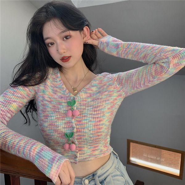 2021 new women's short colored sweaters, v-neck, slim, new style, fresh, inner, knit sweater, cardigan, coat 2a1w, White;black
2021 new women's short colored sweaters, v-neck, slim, new style, fresh, inner, knit sweater, cardigan, coat 2a1w, White;black