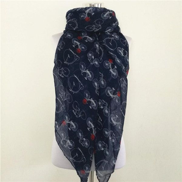 scarves fashion women bicycle scarf for prints shawl lady stripe four seasons, Blue;gray
scarves fashion women bicycle scarf for prints shawl lady stripe four seasons, Blue;gray