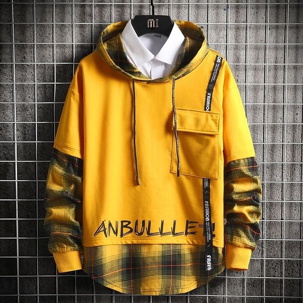 patchwork streetwear hoodie men brand new high street hooded sweatshirt men harajuku hoodies pullover autumn male clothing 201104, Black
patchwork streetwear hoodie men brand new high street hooded sweatshirt men harajuku hoodies pullover autumn male clothing 201104, Black