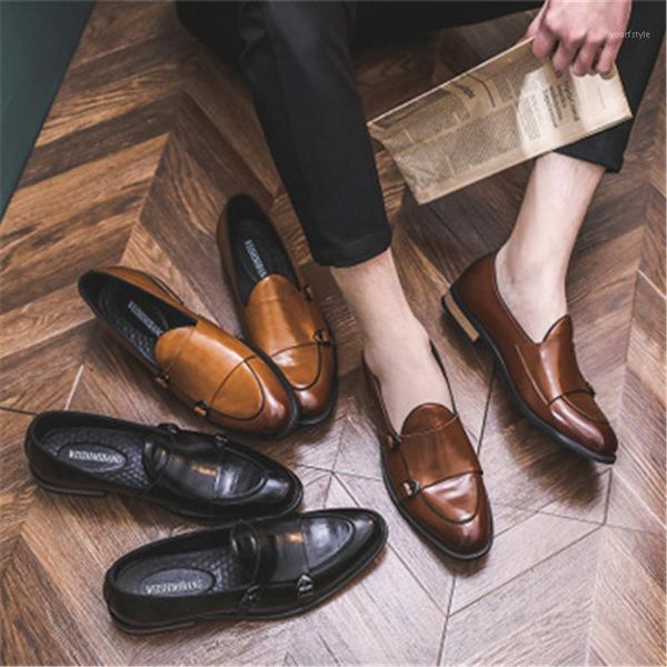 2020 new brand patent leather mens loafers wedding party dress shoes black green monk strap casual fashion men slip on shoes1
2020 new brand patent leather mens loafers wedding party dress shoes black green monk strap casual fashion men slip on shoes1