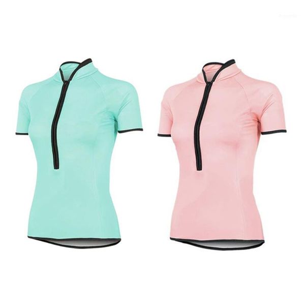 women's cycling wear quick-drying 2020 solid color outdoor cycling wear with reflective strips and pockets1, Black;red
women's cycling wear quick-drying 2020 solid color outdoor cycling wear with reflective strips and pockets1, Black;red