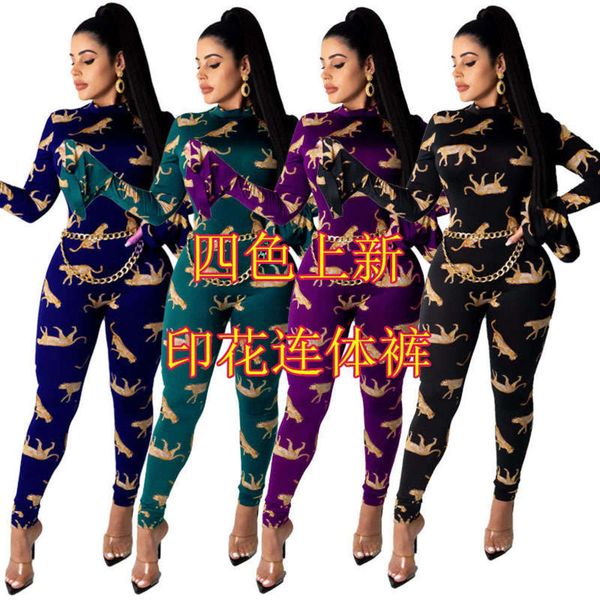 fashion new fdy055 open back women's printed one-piece pants, Black;gray
fashion new fdy055 open back women's printed one-piece pants, Black;gray