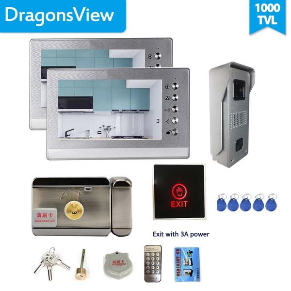 dragonsview 7 inch video door phone with electric lock exit button video intercom doorbell camera system 2 monitors unlock talk
dragonsview 7 inch video door phone with electric lock exit button video intercom doorbell camera system 2 monitors unlock talk