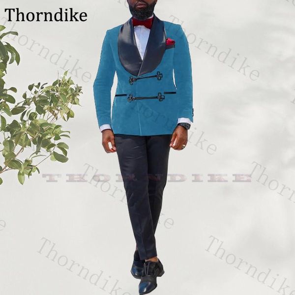 thorndike 2020 autumn party male blazers with pants set custom made shawl lapel groomsmen tuxedo two piece vestidos suit for men, White;black
thorndike 2020 autumn party male blazers with pants set custom made shawl lapel groomsmen tuxedo two piece vestidos suit for men, White;black