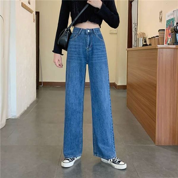 casual washed denim floor women's new fall / winter 2020 high waist loose thin straight tube wide leg pants, Blue
casual washed denim floor women's new fall / winter 2020 high waist loose thin straight tube wide leg pants, Blue