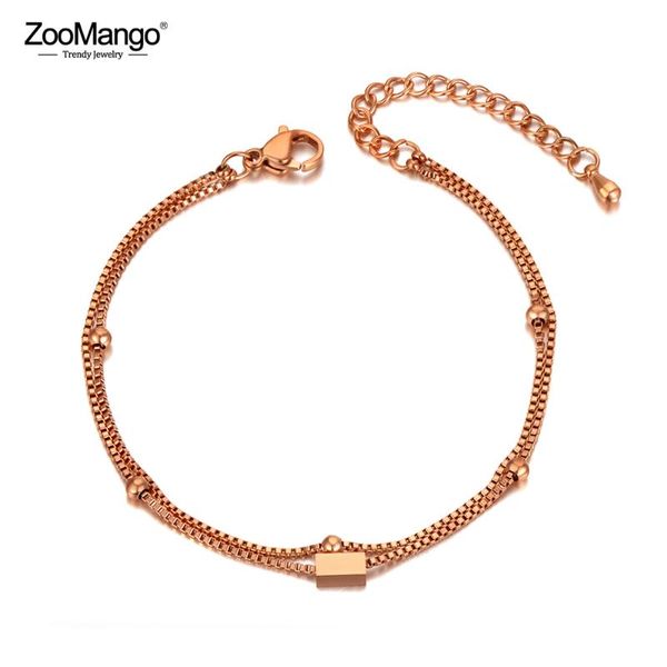 link, chain zoomango fashion rose gold double layer stainless steel geometry charm bracelets for women bohemia link bracelet zb20035, Black
link, chain zoomango fashion rose gold double layer stainless steel geometry charm bracelets for women bohemia link bracelet zb20035, Black