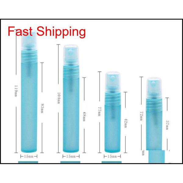 l 5ml 8ml 10ml plastic frosted perfume atomizer spray perfume bottle atomizer refillable qyllit new_dhbest