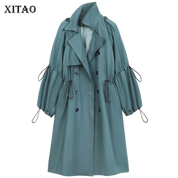 xitao solid color trench women loose fashion elegant turn down collar double breasted new autumn women clothes zp3027 201031, Tan;black
xitao solid color trench women loose fashion elegant turn down collar double breasted new autumn women clothes zp3027 201031, Tan;black