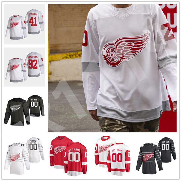 reverse retro detroit red wings hockey jersey men 8 lucas raymond 41 luke glendening 22 patrik nemeth 81 frans nielsen william wallinder, Black;red
reverse retro detroit red wings hockey jersey men 8 lucas raymond 41 luke glendening 22 patrik nemeth 81 frans nielsen william wallinder, Black;red