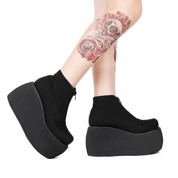 japanese punk lady 10cm wedges heel boots zipper platform creepers shoes harajuku dark jk womens zipper punk black new 20211
japanese punk lady 10cm wedges heel boots zipper platform creepers shoes harajuku dark jk womens zipper punk black new 20211