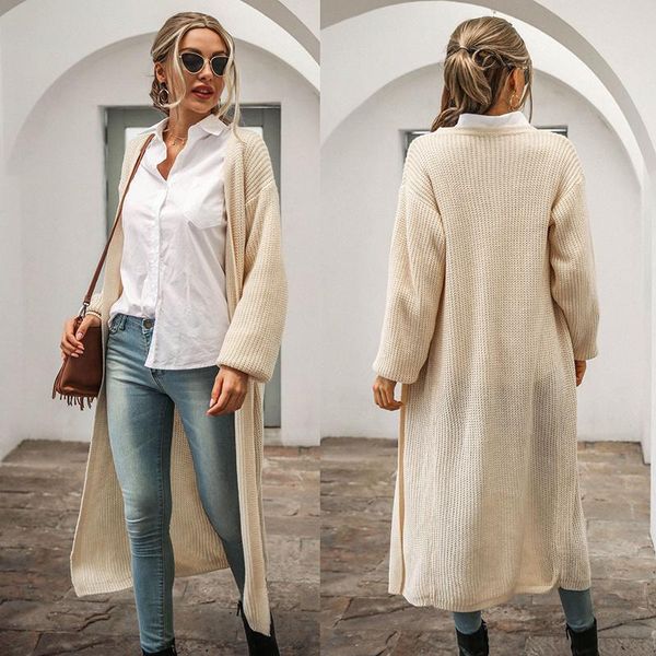 women long cardigan knitted sweater autumn winter long sleeve jumper cardigans casual streetwear fashion pull femme coat, White
women long cardigan knitted sweater autumn winter long sleeve jumper cardigans casual streetwear fashion pull femme coat, White