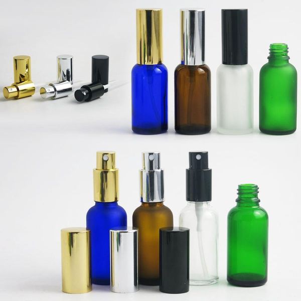 10 x 30ml refillable travel clear amber blue green spryaer bottles 1oz 30cc frost glass essence oil bottle with sprayer
10 x 30ml refillable travel clear amber blue green spryaer bottles 1oz 30cc frost glass essence oil bottle with sprayer