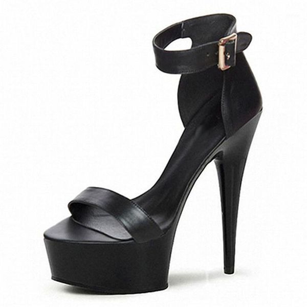 mclubgirl 15cm heels new round head, thin heel, super high heel, open toe strap, buckle and all kinds of night club sandals lyp1, Black
mclubgirl 15cm heels new round head, thin heel, super high heel, open toe strap, buckle and all kinds of night club sandals lyp1, Black