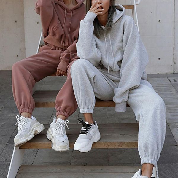 solid casual tracksuit women sports 2 pieces set sweatshirts pullover hoodies suit 2020 home sweatpants hoodies shorts outfits, Gray
solid casual tracksuit women sports 2 pieces set sweatshirts pullover hoodies suit 2020 home sweatpants hoodies shorts outfits, Gray