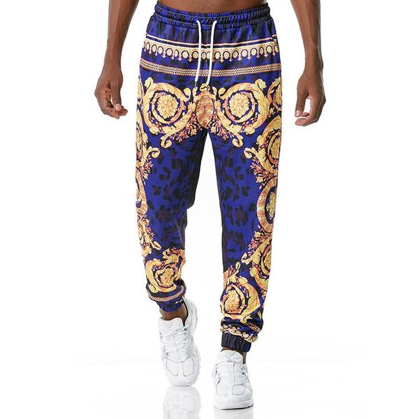 men's pants creatives style printed breathable stretchy comfortable bunch of foot personality fashion male harem, Black
men's pants creatives style printed breathable stretchy comfortable bunch of foot personality fashion male harem, Black