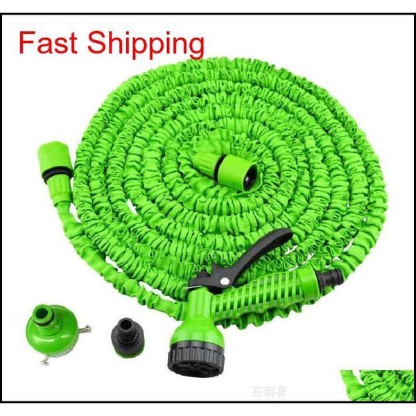3x expandable magic hose with 7in1 spray gun nozzle 25ft/50ft/75ft/100ft irrigation system garden hose water g qylzur sports2010 
3x expandable magic hose with 7in1 spray gun nozzle 25ft/50ft/75ft/100ft irrigation system garden hose water g qylzur sports2010