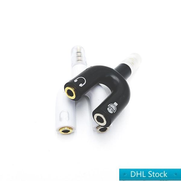 dhl stock 3.5mm splitter stereo plug u-shape stereo audio mic & headphone earphone splitter adapters for smartphone mp3 mp4 player
dhl stock 3.5mm splitter stereo plug u-shape stereo audio mic & headphone earphone splitter adapters for smartphone mp3 mp4 player