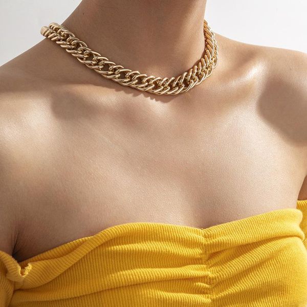 chains exaggerated punk thick snake chain choker necklace collar statement men jewelry hip hop twist big chunky for women girl, Silver
chains exaggerated punk thick snake chain choker necklace collar statement men jewelry hip hop twist big chunky for women girl, Silver